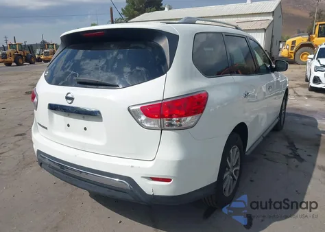 2016 Nissan Pathfinder S z USA, uszkodzony, nr VIN 5N1AR2MN0GC620976